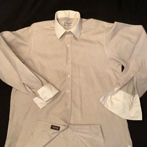 Turnbull & Asser Dress Shirt  16.5 French Cuff